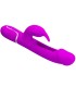 PRETTY LOVE KAMPAS VIBRADOR RABBIT 3 EN 1 MULTIFUNCION CON LENGUA FUCSIA