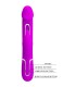 PRETTY LOVE KAMPAS VIBRADOR RABBIT 3 EN 1 MULTIFUNCION CON LENGUA FUCSIA