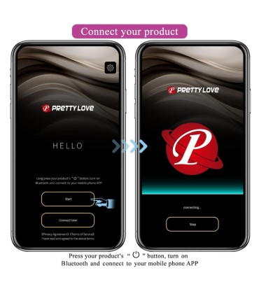 PRETTY LOVE BAIRD G SPOT 12 VIBRACIONES RECARGABLE LILA APP