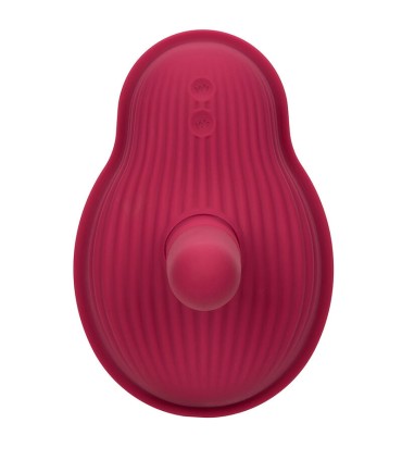 CALEXOTICS RIDER MASAJEADOR DOBLE MOTOR CONTROL REMOTO ROJO