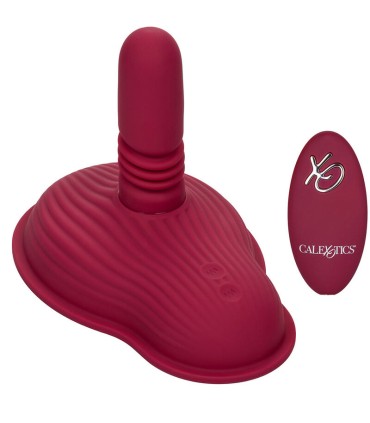 CALEXOTICS RIDER MASAJEADOR DOBLE MOTOR CONTROL REMOTO ROJO