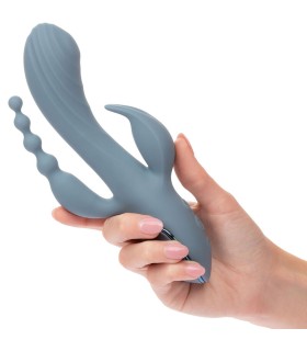 CALEXOTICS VIBRADOR TRIPLE EXTASIS GRIS