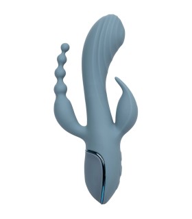 CALEXOTICS VIBRADOR TRIPLE EXTASIS GRIS