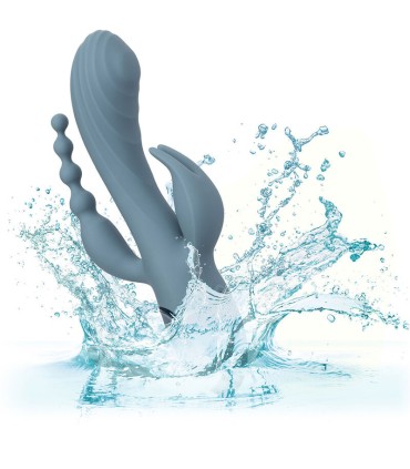 CALEXOTICS VIBRADOR TRIPLE EXTASIS GRIS