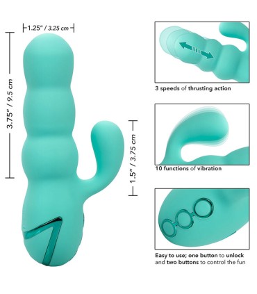 CALEXOTICS DEL MAR DIVA VIBRADOR RABBIT VERDE AGUA BY CALIFORNIA DREAMING