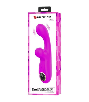 PRETTY LOVE SKYLAR VIBRADOR ESTIMULADOR PURPURA