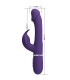 PRETTY LOVE KAMPAS VIBRADOR RABBIT 3 EN 1 MULTIFUNCION CON LENGUA VIOLETA