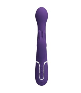 PRETTY LOVE DEJON VIBRADOR RABBIT 3 EN 1 MULTIFUNCION MORADO