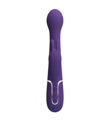PRETTY LOVE DEJON VIBRADOR RABBIT 3 EN 1 MULTIFUNCION MORADO