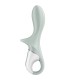 SATISFYER AIR PUMP BOOTY 3 VIBRADOR ANAL INFLABLE VERDE GRIS