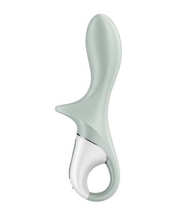 SATISFYER AIR PUMP BOOTY 3 VIBRADOR ANAL INFLABLE VERDE GRIS