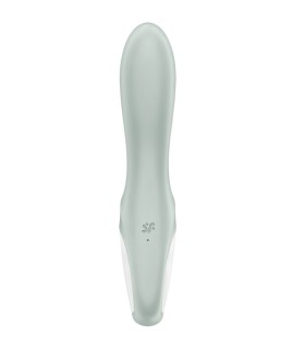 SATISFYER AIR PUMP BOOTY 3 VIBRADOR ANAL INFLABLE VERDE GRIS