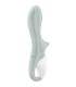 SATISFYER AIR PUMP BOOTY 3 VIBRADOR ANAL INFLABLE VERDE GRIS