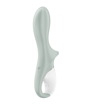 SATISFYER AIR PUMP BOOTY 3 VIBRADOR ANAL INFLABLE VERDE GRIS