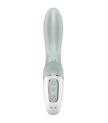 SATISFYER AIR PUMP BOOTY 3 VIBRADOR ANAL INFLABLE VERDE GRIS
