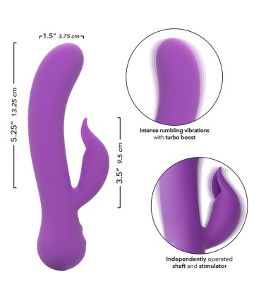 CALEXOTICS FIRST TIME VIBRADOR COMPLACIENTE RECARGABLE MORADO