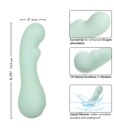 CALEXOTICS PACIFICA BORA BORA ESTIMULADOR PUNTO G 10 VIBRACIONES AQUA