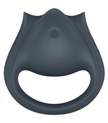 SATISFYER PERFECT PAIR 2 MULTIVIBRADOR 2 EN 1 ANILLO PARA PENE ESTIMULADOR DE DEDO GRIS