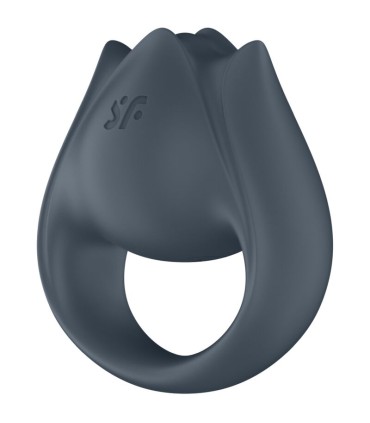 SATISFYER PERFECT PAIR 2 MULTIVIBRADOR 2 EN 1 ANILLO PARA PENE ESTIMULADOR DE DEDO GRIS