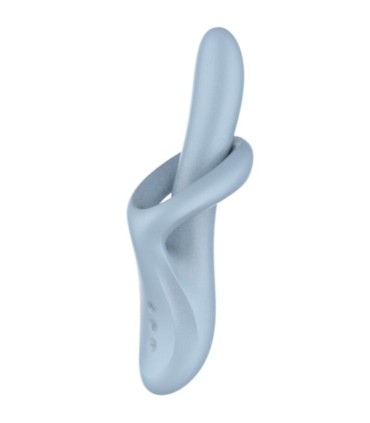 SATISFYER HEAT FLEX 4 VIBRADOR EFECTO CALOR 12 VIBRACIONES AZUL