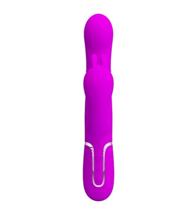 PRETTY LOVE CAMMY TRIPLE VIBRADOR MULTIFUNCION 4 EN 1 ROSA