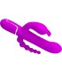 PRETTY LOVE CAMMY TRIPLE VIBRADOR MULTIFUNCION 4 EN 1 ROSA