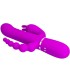 PRETTY LOVE CAMMY TRIPLE VIBRADOR MULTIFUNCION 4 EN 1 ROSA