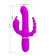 PRETTY LOVE CAMMY TRIPLE VIBRADOR MULTIFUNCION 4 EN 1 ROSA