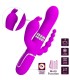 PRETTY LOVE CAMMY TRIPLE VIBRADOR MULTIFUNCION 4 EN 1 ROSA