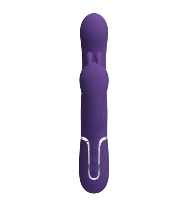 PRETTY LOVE CAMMY TRIPLE VIBRADOR MULTIFUNCION 4 EN 1 MORADO