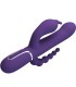 PRETTY LOVE CAMMY TRIPLE VIBRADOR MULTIFUNCION 4 EN 1 MORADO