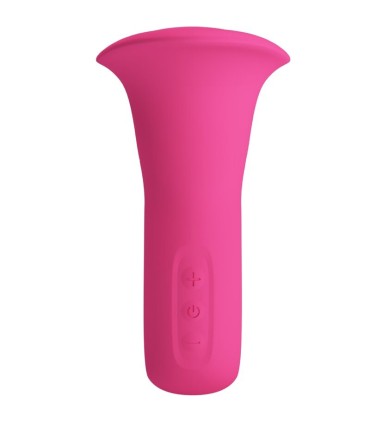 PRETTY LOVE CLYDE VIBRADOR ORAL LENGUA VIBRADORA 12 VIBRACIONES ROSA