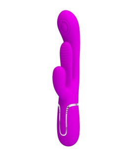 PRETTY LOVE SHANIA TRIPLE VIBRADOR RABBIT MULTIFUNCION ROSA