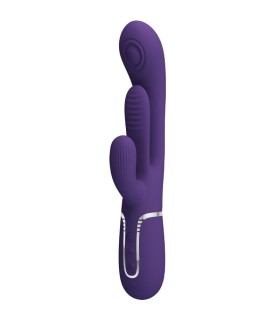 PRETTY LOVE SHANIA TRIPLE VIBRADOR RABBIT MULTIFUNCION MORADO
