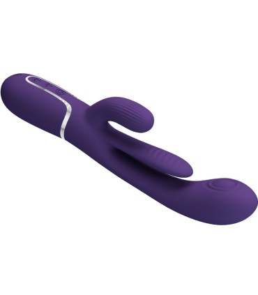 PRETTY LOVE SHANIA TRIPLE VIBRADOR RABBIT MULTIFUNCION MORADO