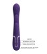 PRETTY LOVE SHANIA TRIPLE VIBRADOR RABBIT MULTIFUNCION MORADO