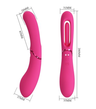 ROMANCE LEXIE VIBRADOR PUNTO G 7 VIBRACIONES ROSA