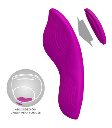 PRETTY LOVE ROMARIO ESTIMULADOR LAY ON CLITORIS CONTROL REMOTO ROSA