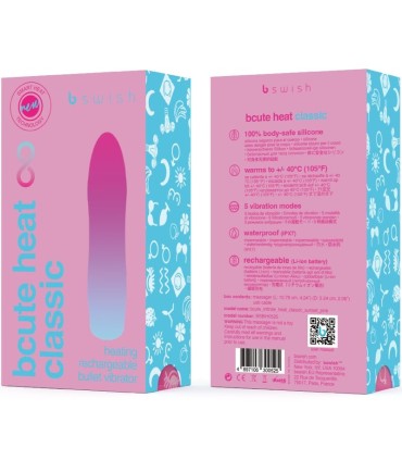 B SWISH BCUTE INFINITE HEAT CLASSIC VIBRADOR CALENTABLE ROSA