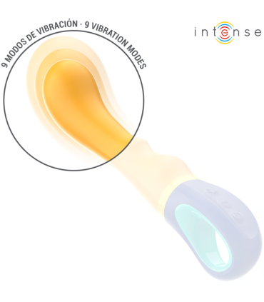 INTENSE SHAGGY VIBRADOR PUNTO G AMARILLO