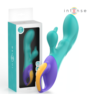 INTENSE FRED VIBRADOR RECARGABLE RABBIT AZUL