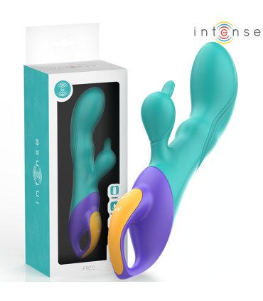 INTENSE FRED VIBRADOR RECARGABLE RABBIT AZUL
