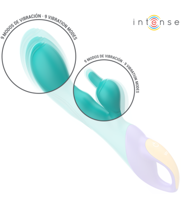 INTENSE FRED VIBRADOR RECARGABLE RABBIT AZUL