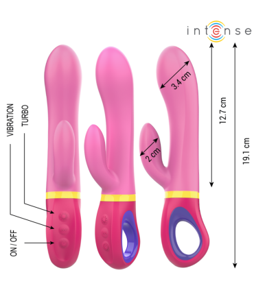 INTENSE DAPHNE VIBRADOR RABBIT ROSA