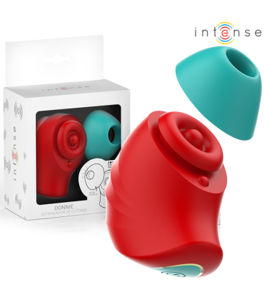 INTENSE DONNIE ESTIMULADOR CLITORIS ROJO VERDE
