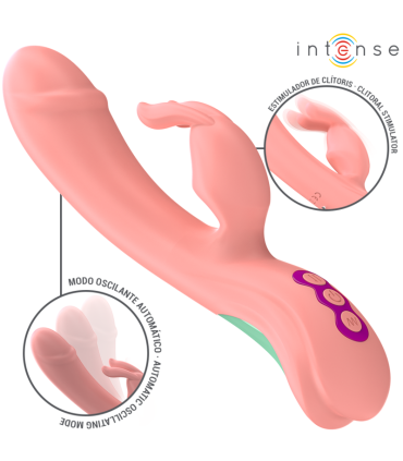 INTENSE RACHEL VIBRADOR RABBIT 5 VIBRACIONES ROSA
