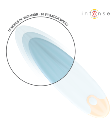 INTENSE MIKE BALA VIBRADORA 10 VIBRACIONES AZUL