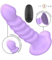 INTENSE - BRENDA VIBRADOR TALLA M DISEÑO EN ESPIRAL 10 VIBRACIONES MORADO CONTROL REMOTO