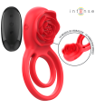 INTENSE - GAIL ROSA ESTIMULADORA 10 VIBRACIONES ROJO CONTROL REMOTO