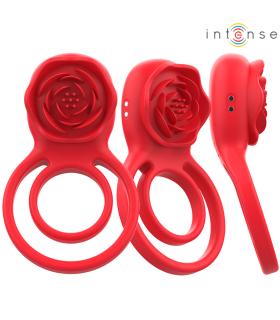 INTENSE GAIL ROSA ESTIMULADORA 10 VIBRACIONES ROJO CONTROL REMOTO